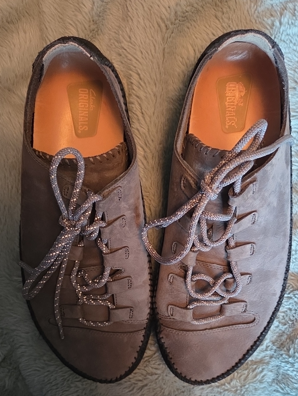 Men’s Clarks Trigenic Flex Desert Trek Casual Shoes - Gray